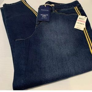 NWT🎄⭐️Charter Club Side-Stripe Skinny Jeans